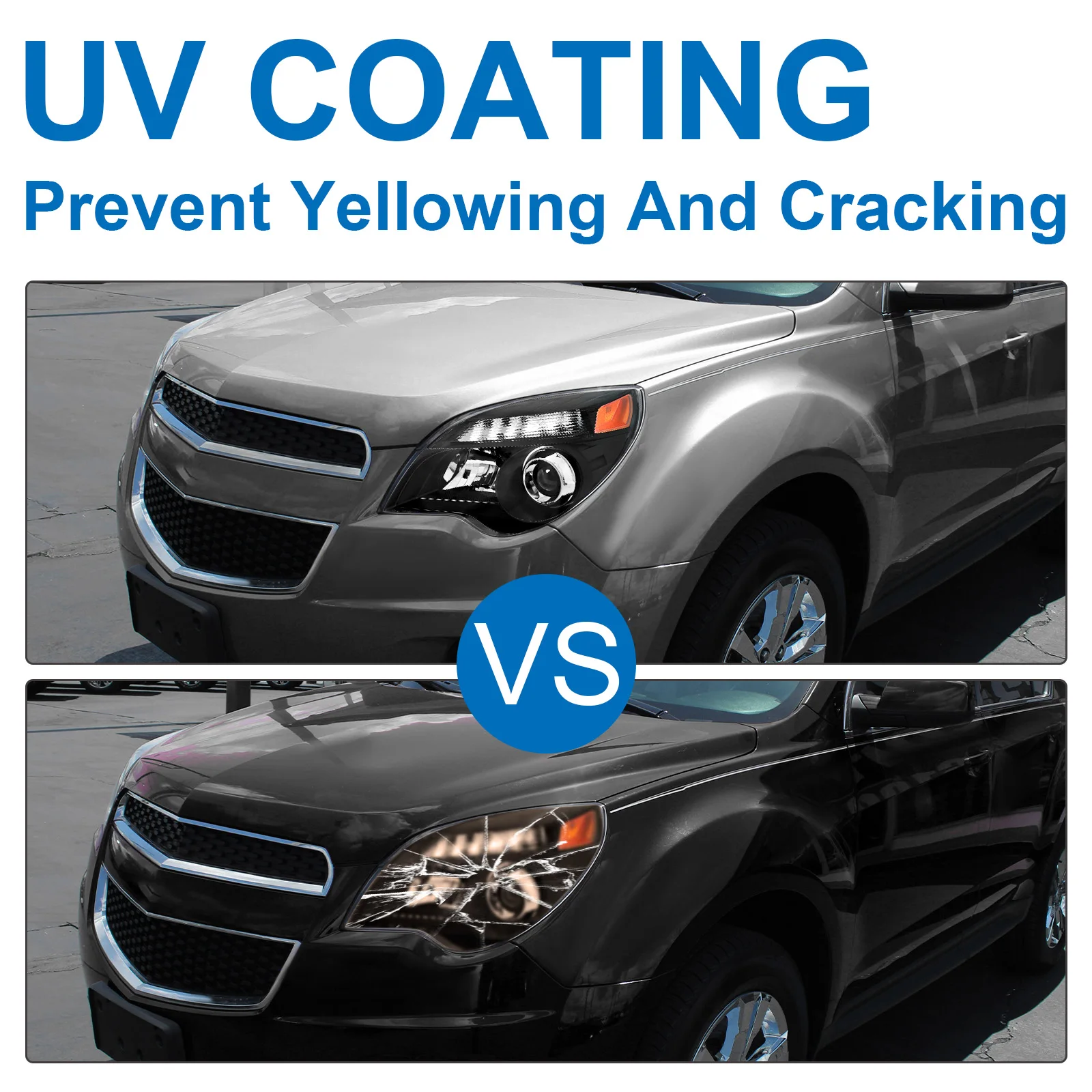 High Quality Headlight Manufacturer for 2010-2015 Chevy Equinox Automotive Headlights Assembly