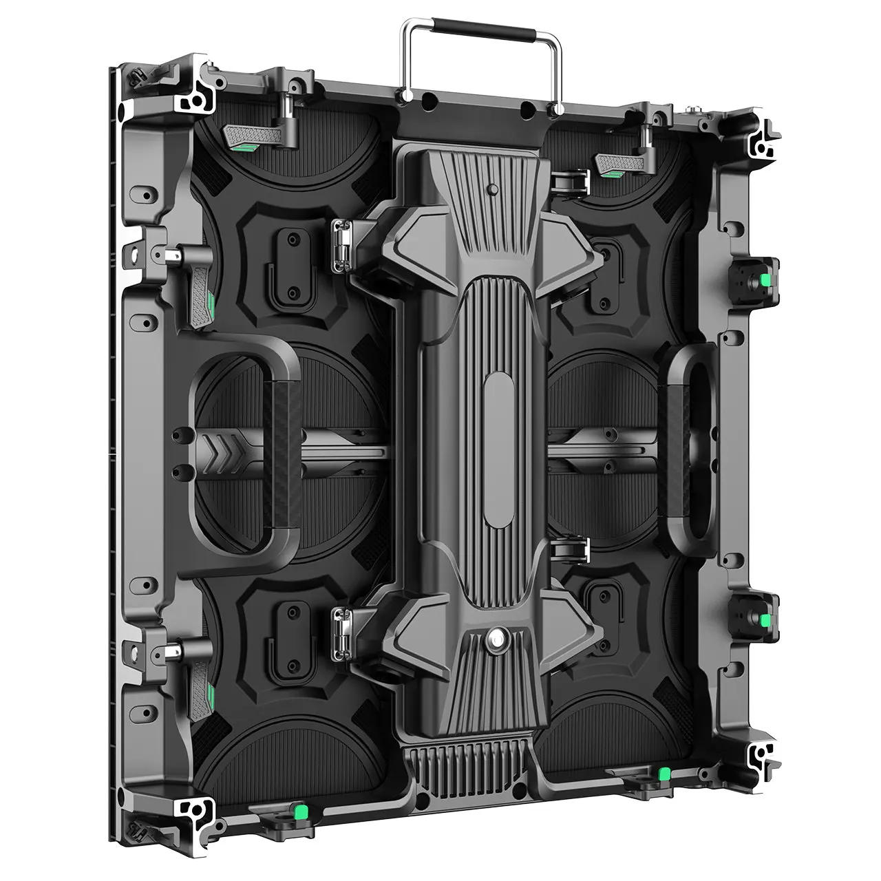 500x500-S Indoor and outdoor Cabinet (Flat, curved 0-20 degree, Right Angle) 500x500x62mm 3.8KG led module 250x250mm P3.91 P4.81 P2.976 P2.604