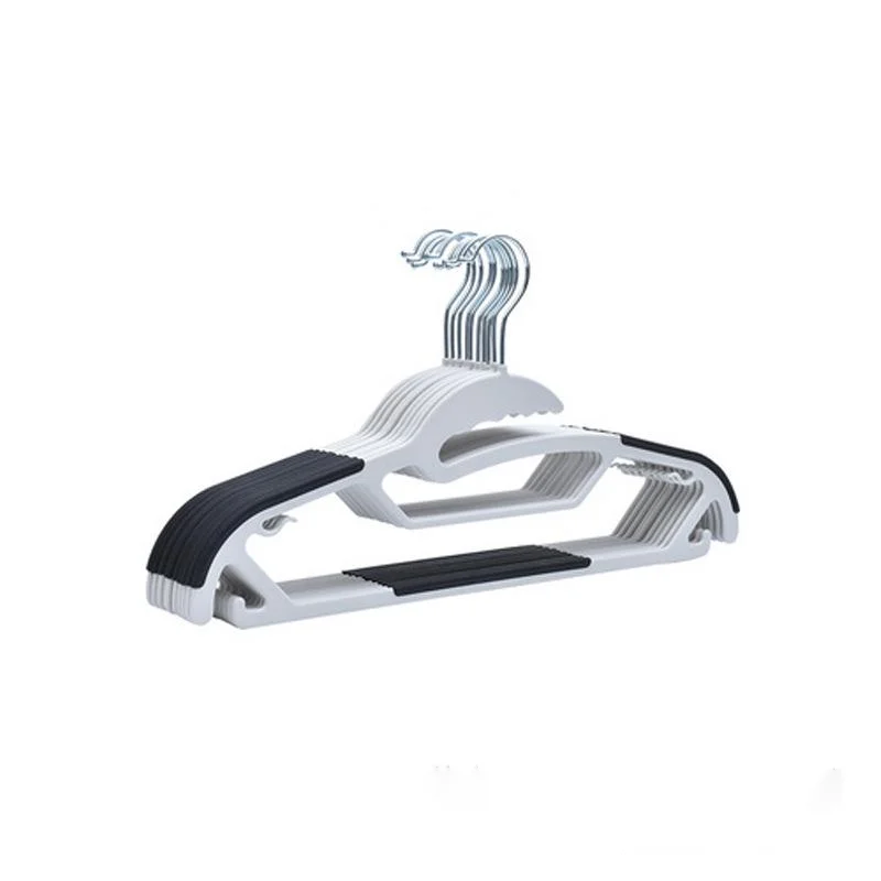 Functional Plastic Hangers Clothing Pants Hangers Wholesale Color