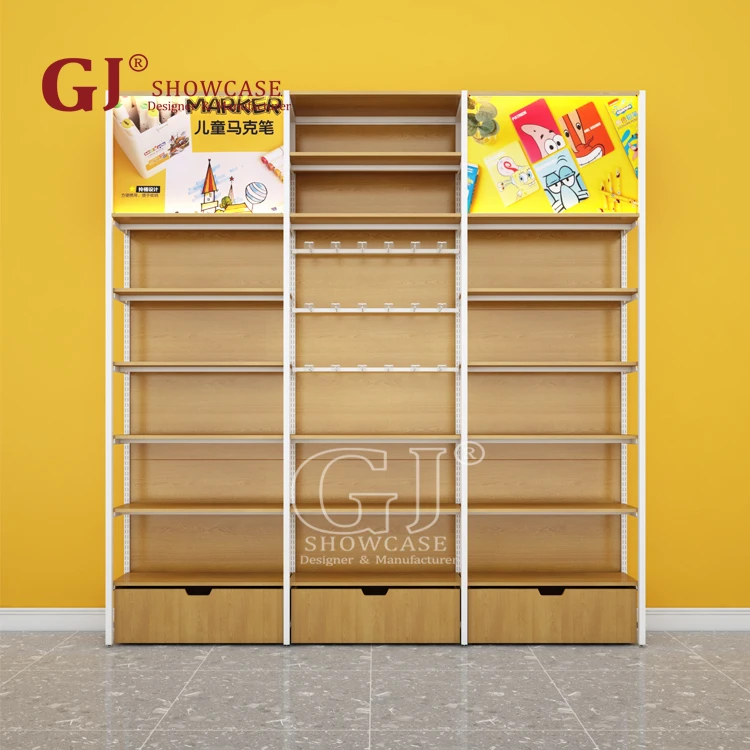 High End Cosmetic Shop Furniture Display Modern Design Beauty Supply Store Shelf Perfume Wooden Shelves for Skincare Store