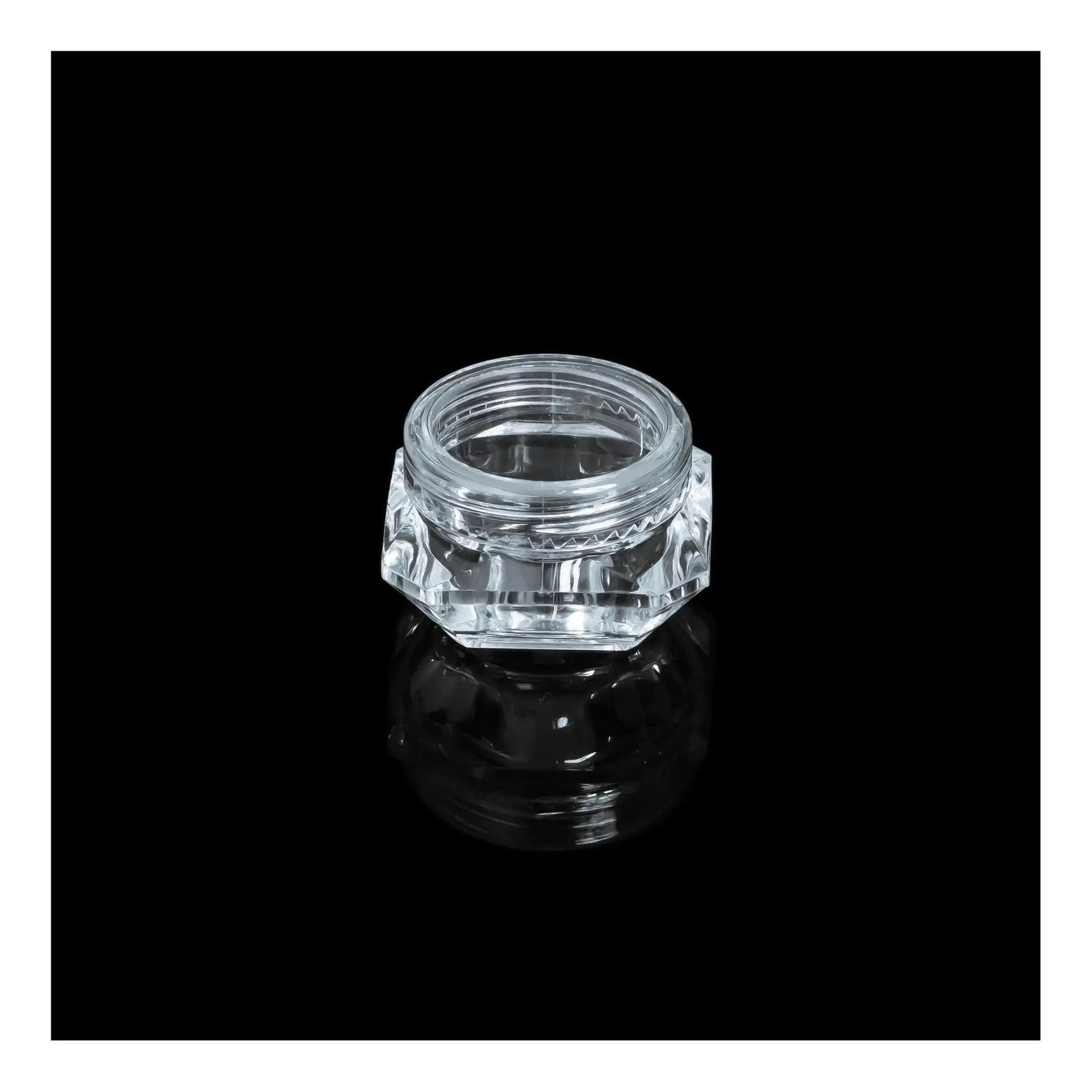 Cosmetic Jar Empty Jars Custom Lip Balm 200 Ml Double Wall Bottle Black ...