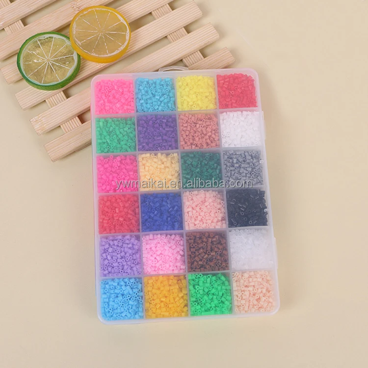 72/48 Colors 5mm /2.6mm Set Iron Melting Beads Pixel Art Puzzle for Kids  Hama Beads Diy 3D Puzzles Handmade Gift Fuse Beads Toy - AliExpress