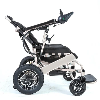 KSM-601P Disabled Recliner Electric Chair Scooter Lightweight Cheap Price Foldable Electric Wheelchair For Disabled Travels