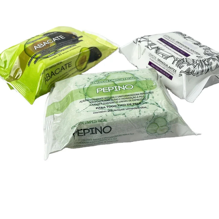 Makeup Remover Face Wipes Biodegradable Wipes Individually Packaged Makeup Remover Wipes Eco