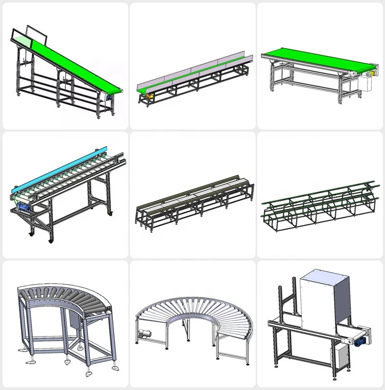 No Power Transfer Packing Pallet System Air Condition Assembly Line Motorised Motorized Mini Telescopic Manual Roller Conveyor