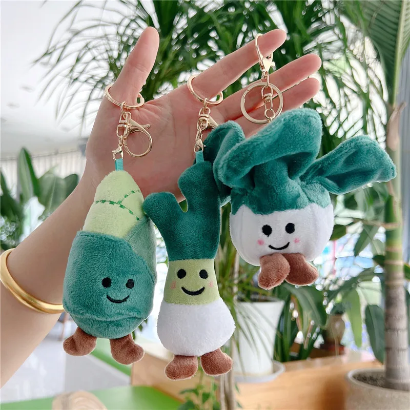 Stuffed Plush Toys - Mini Plant Fruit Vegetable Keychains