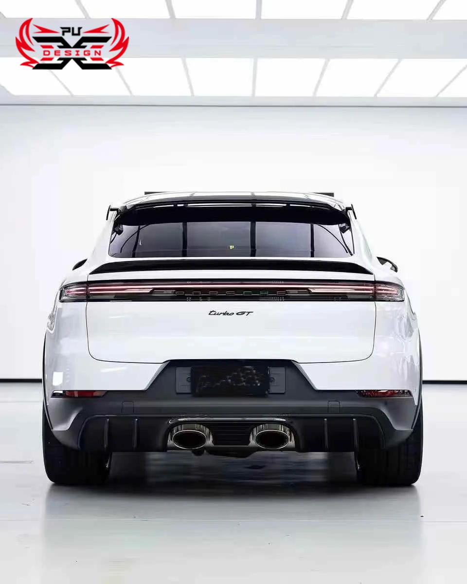 For 2024 Porsche Cayenne Coupe E3 9Y0.2 Upgrade 9YA Turbo GT Front Bumper Wheelbrow Dry Carbon Rear Diffuser Roof Spoiler