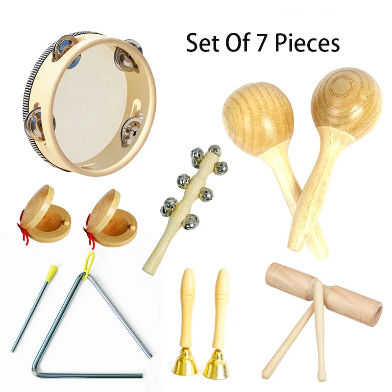 Детские игрушки музыкальные инструменты деревянные дошкольное обучение перкуссионный