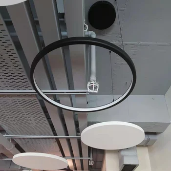 direct indirect lighting chandelier led pendant lighting fixture