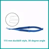 Duckbill-style 30-degree angle