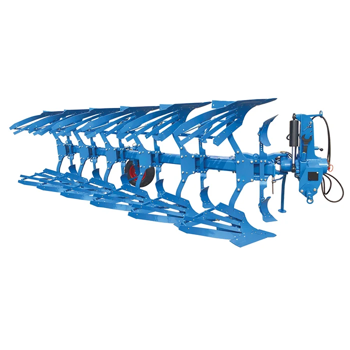 Herramientas agrícolas de moda: arado hidráulico reversible con suspensión completa para tractor