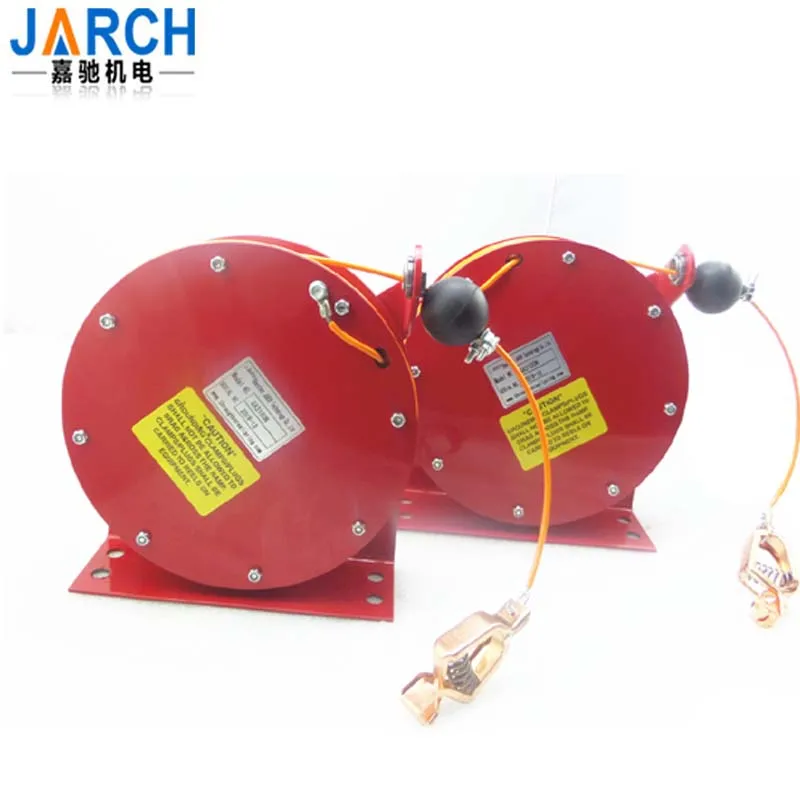 Dissipates Static Hose Cable Reel Static Discharge Reel Spring Retractable Static Grounding Hose Reel