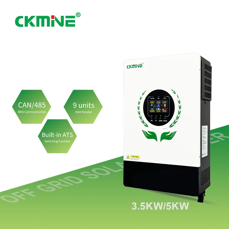 Integrated MPPT Charge Controller Off Grid Solar Inverter 3.5kW 3.5kVA 48V 51.2V220V WIFI/4G,Opsiyonal na Remote Monitoring