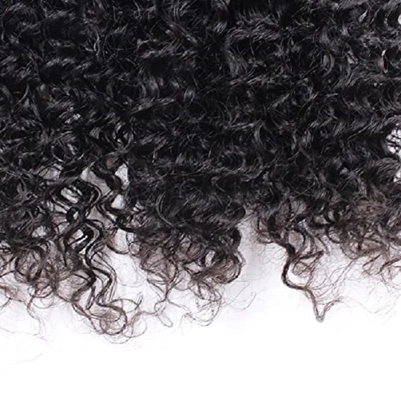 Kinky Curly Nano Ring Human Hair Extension Peruvian Hair 100g 100strands_voghion.com