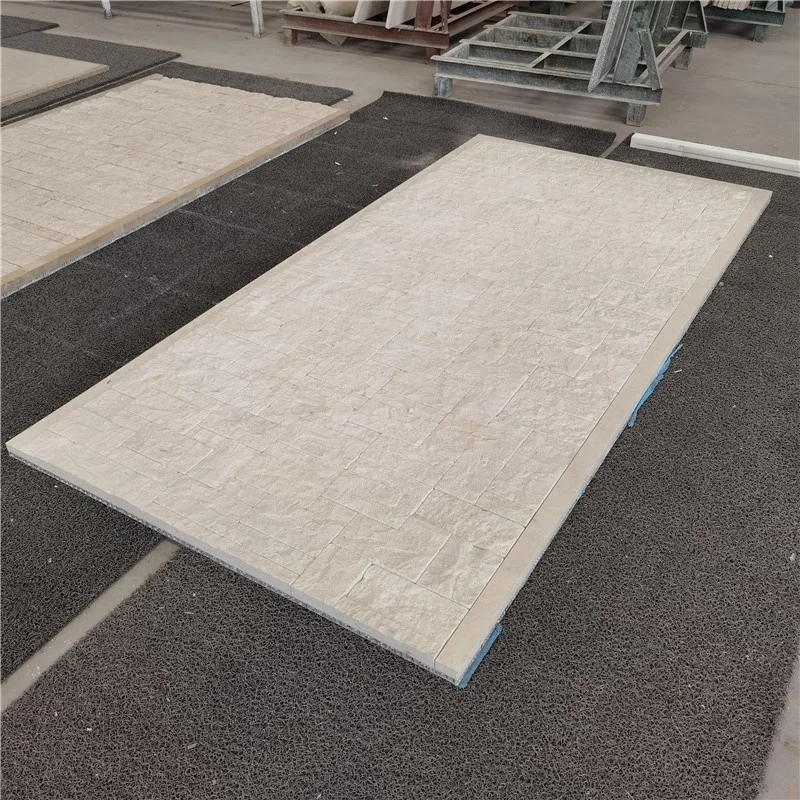 product tile carrelage pavers beige wall black stone veneer limestone limestone-1