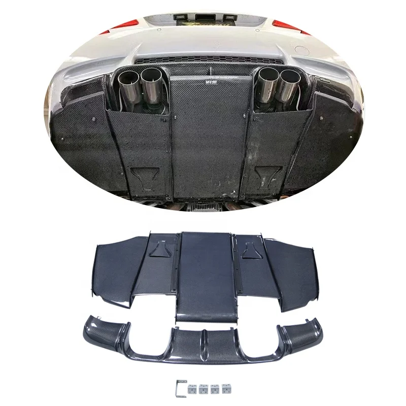 2005-2012 For M3 Carbon Fiber Rear Lip For BMW E92 Carbon Fiber Rear Chin For BMW E92 E93 M3 Carbon