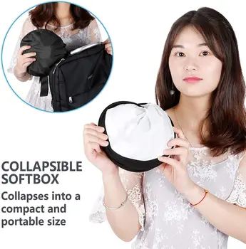 Neewer LED Light Panel Softbox for 660/530/480 LED Light - Outer 16.3'' X 6.5'', Inner 9.8'' X 8.7'', Foldable Light Diffuser detail image
