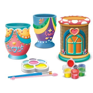 Ceramic Art Craft Diy Painting Toy Educational Kids Painting Set