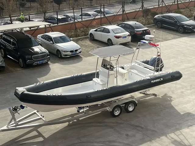 huihao orca hypalon rib boat 390 with flat bottom aluminum hull