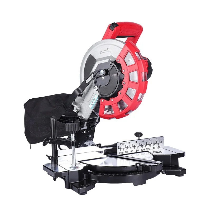 TEBAK 1400w 8 Inch 210mm High Quality Sawing Machine for Aluminum Alloy Woodworking DIY Cutting Machine Circular Saw Chop Saw