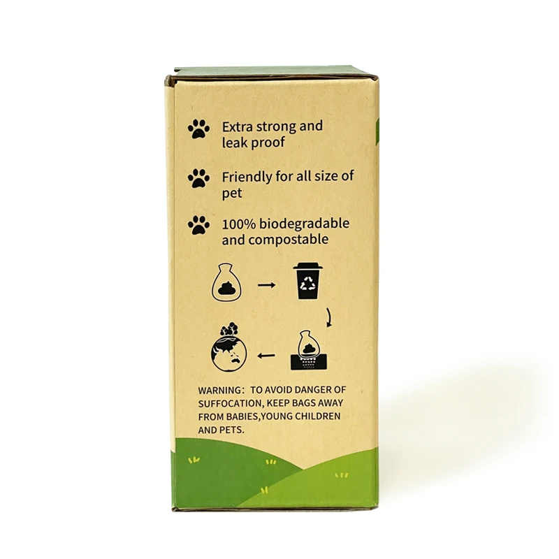 Biodegradable Dog Poop Bag Compostable Pet Waste Poo Bag Cornstarch ...