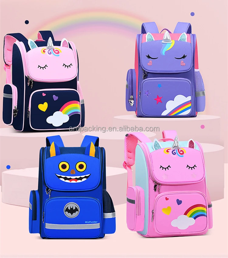 2025 New Cartoon Printing Lunch Bag Backpack Kids School Bag Kids School Bag