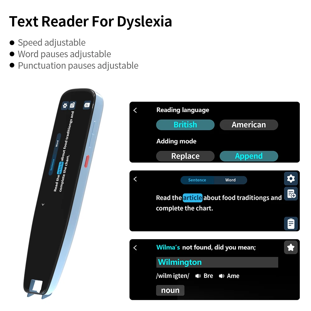 NEWYES OEM Customize WIFI Portable Scan Talking Voice Translator 112 Languages Scanner Reader Pen