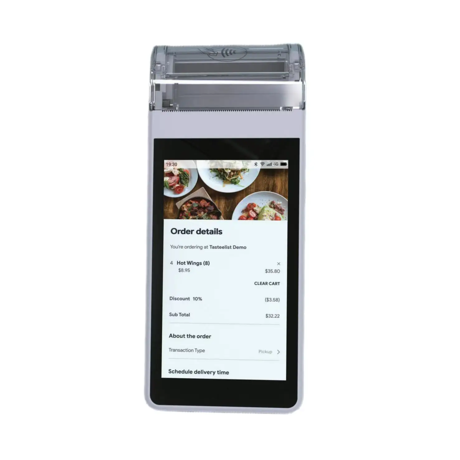 T2N Mobile Android POS Device Touch Screen Handheld Pos 58mm Thermal Printer 5 Inch 4G WIFI Barcode Point of Sale System