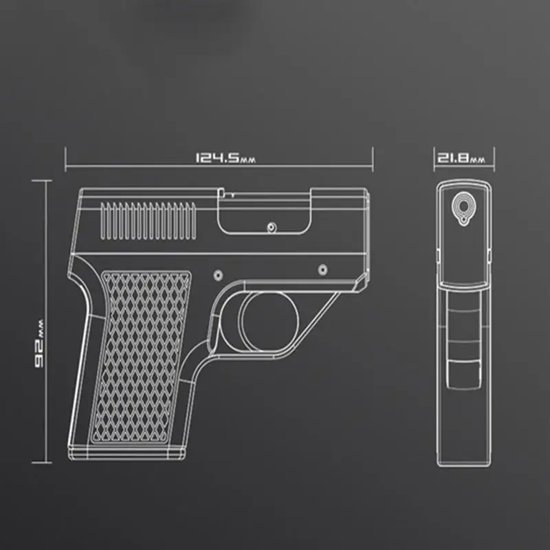 Airo Creative Cigarette Case Lighter 2 In 1 Torch Blue Flame Gun