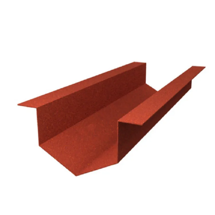 Factory Wholesale Galvanized Steel Gutter Board Color Stone Tile Roof Decoration Metal Aluminium Zinc Roofing Sheets Valley Tray