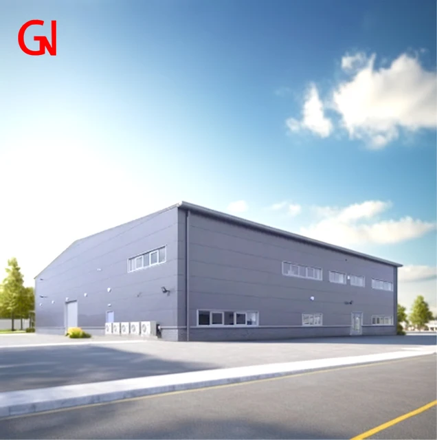 Durable Self-Storage Steel Building Modern Design Prefabricated Warehouse Hangar Workshop Spiral Convenient Storage Solution