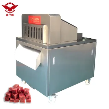 500mm Wide Frozen Meat Cubes Cutter Beef Pork Cutting Machine Meat Dicer