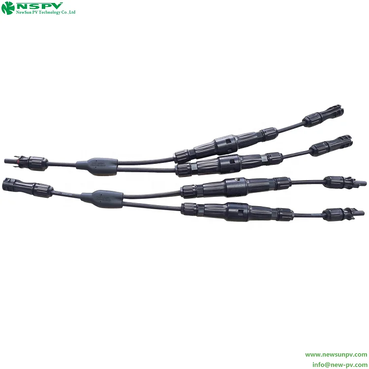 IP68 Weatherproof Solar Y Connectors for Power Waterproof Solar Panel Parallel Connections for Outdoor Use