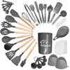 44-piece dark gray