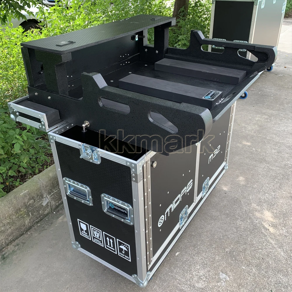 Kkmark Flip Flight Road case for Midas M32 Behringer X32 Yamaha Mixer