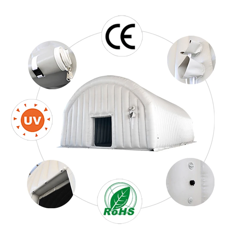 Mobile Cold Room Inflatable Membrane Fresh Flowers Plants Fruit Vegetable Preservation Warehouse With Refrigeration Equipment