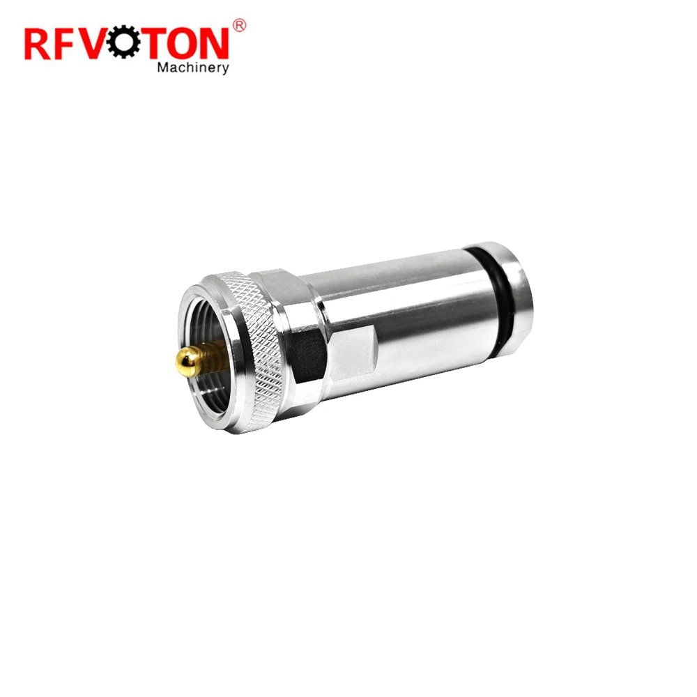 Factory Supply PL259 UHF Male Plug Macho  Rf Coaxial WTR300  Rg6 5D-FB 5DFB  Rf Coax Coaxia  Cable Connector Converter Rohs