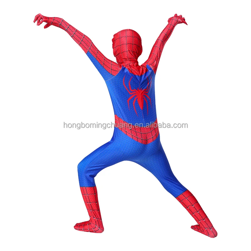 Red Blue Spiderman Costume Spider Man Suit Spiderman Costumes Children