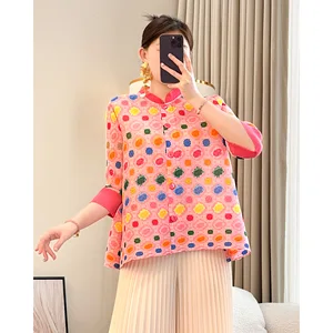 2026 Spring Summer Collection Elegant Short-Sleeved Cardigan Jacket New Chinese Printed Fashionable Top for Young Casual Loose