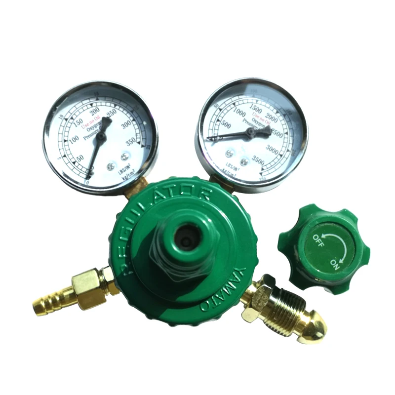 Ningbo Made Oxygen Regulator With Flow Meter Oxygen Pressure Regulator With Gauge for Welded Parts