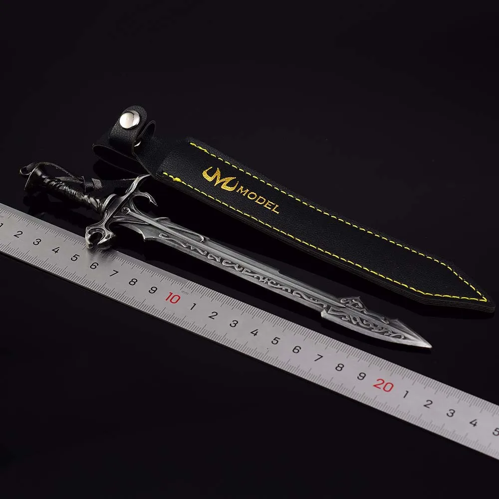 Ancient Nord Sword Eduj - 22cm Forged Steel Replica & Leather Sheath