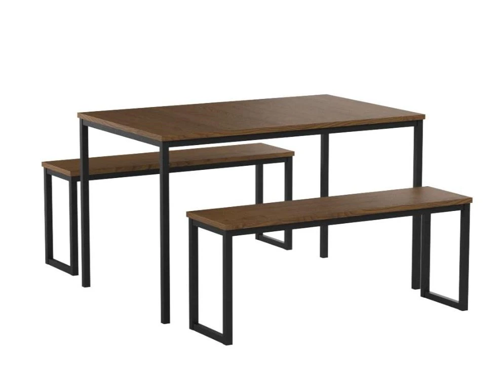 3 Piece Dining Table Set, Breakfast Nook Kitchen Tables Set With Two ...