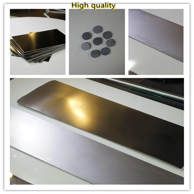 Nitinol Sheet Highstrength And Ductile Metal For Various Industrial