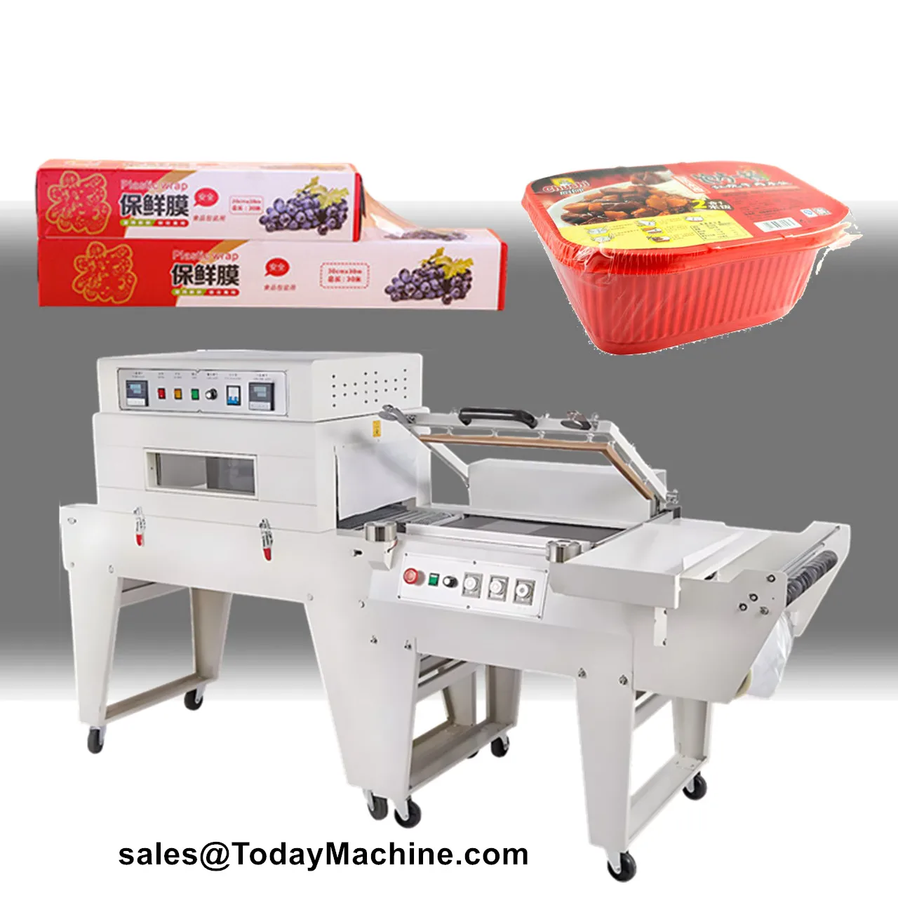 Manual L Bar Box PVC PP Film Sealer Shrink Wrapping Machine