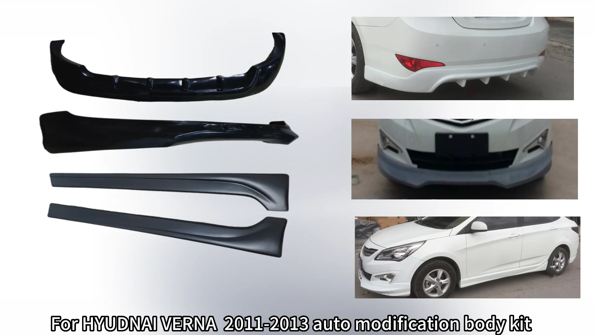 Wide Body Kit For Hyundai Verna 2014 Type Athe Pp Auto Body Systems