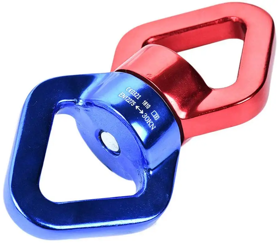 Heavy Duty 30kn Rock Climbing Arborist Swing Swivel Rotary Connector Heavy Duty 30kn Rock Climbing Arborist Swing Swivel Rotary Connector