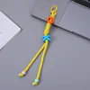 Yellow letter braided rope