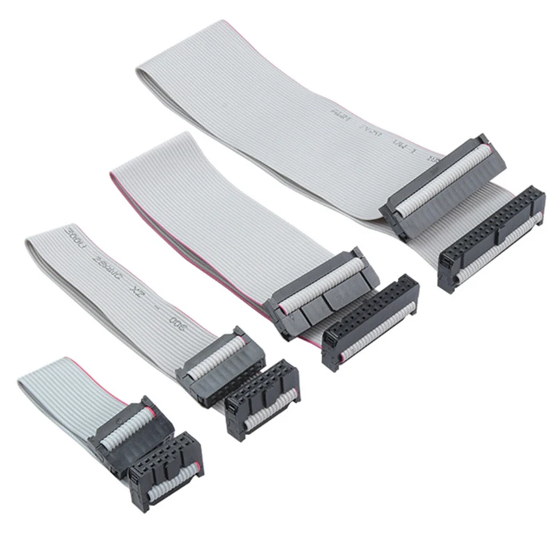 Cavo A Nastro Piatto IDC Femmina 6-64 Pin - Lunghezza 10cm A 5m (Passo 2.54mm)