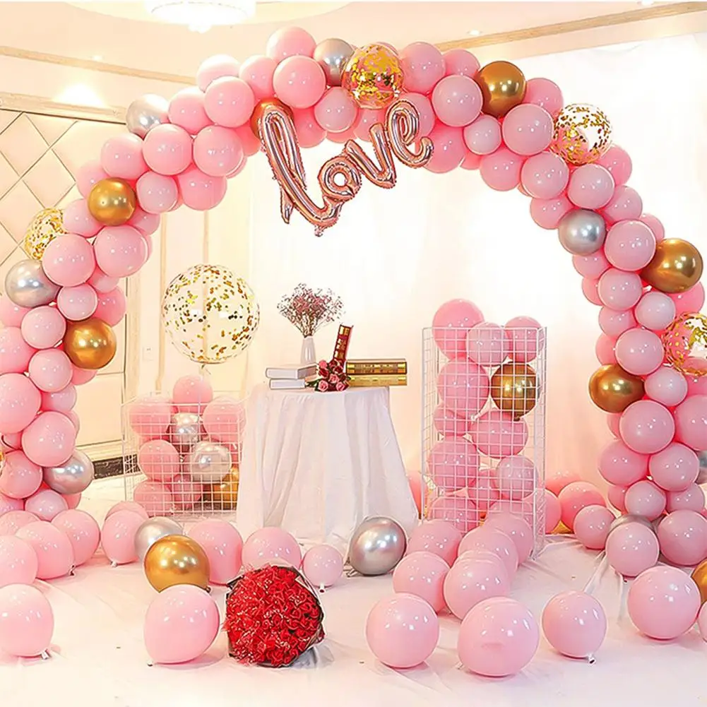 Arch Shape 1 Set Decorative Arch Shape Balloon Stand Set Garland Balloon Stand Water Fillable Base for Birthday