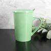 Fruit green spoon with lid
